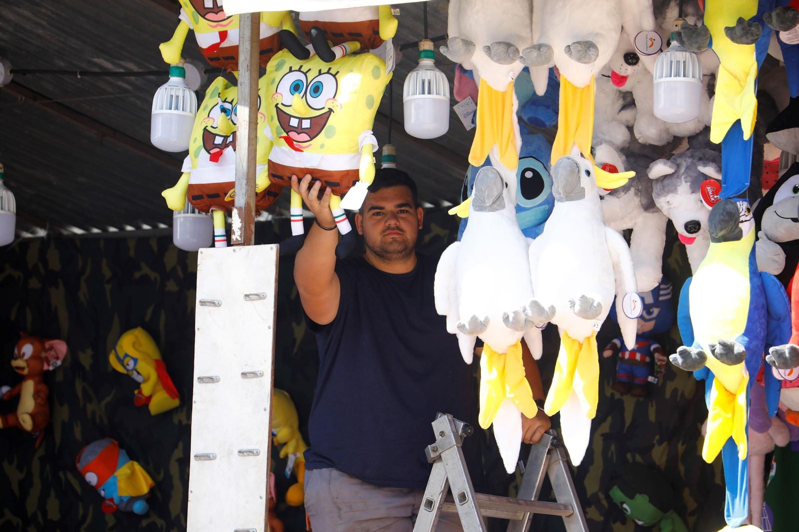Todo listo en recinto ferial de El Arenal, en imágenes