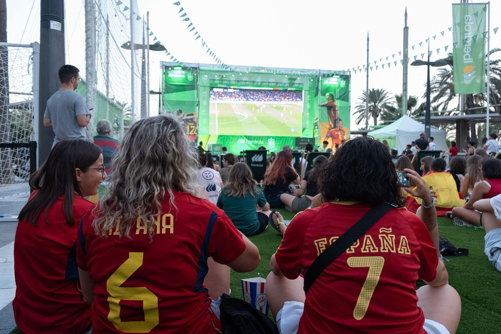 Fan Zone de Iberdrola hace unos días en Almería.