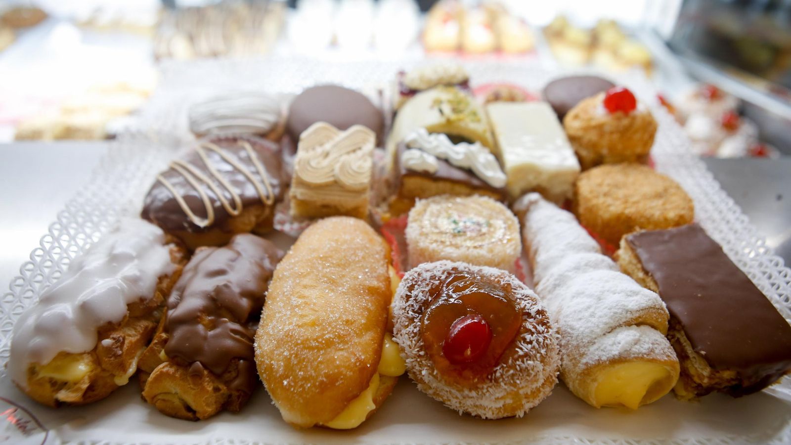 Algunos de los pasteles que puedes encontrar en La Plata Algunos de los pasteles que puedes encontrar en La Plata