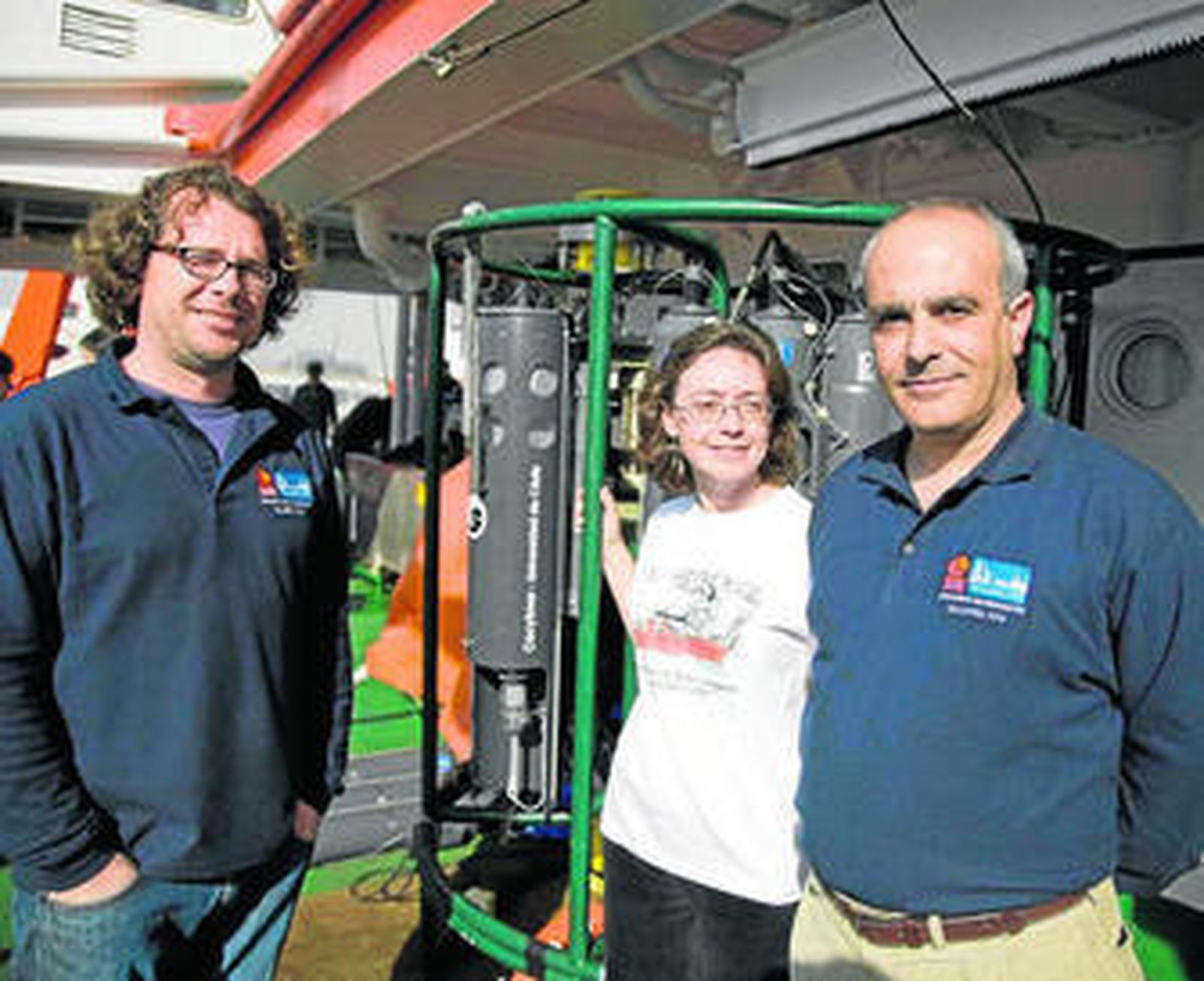 Fidel Echevarría y Juan Ignacio González-Gordillo, durante la expedición Malaspina.