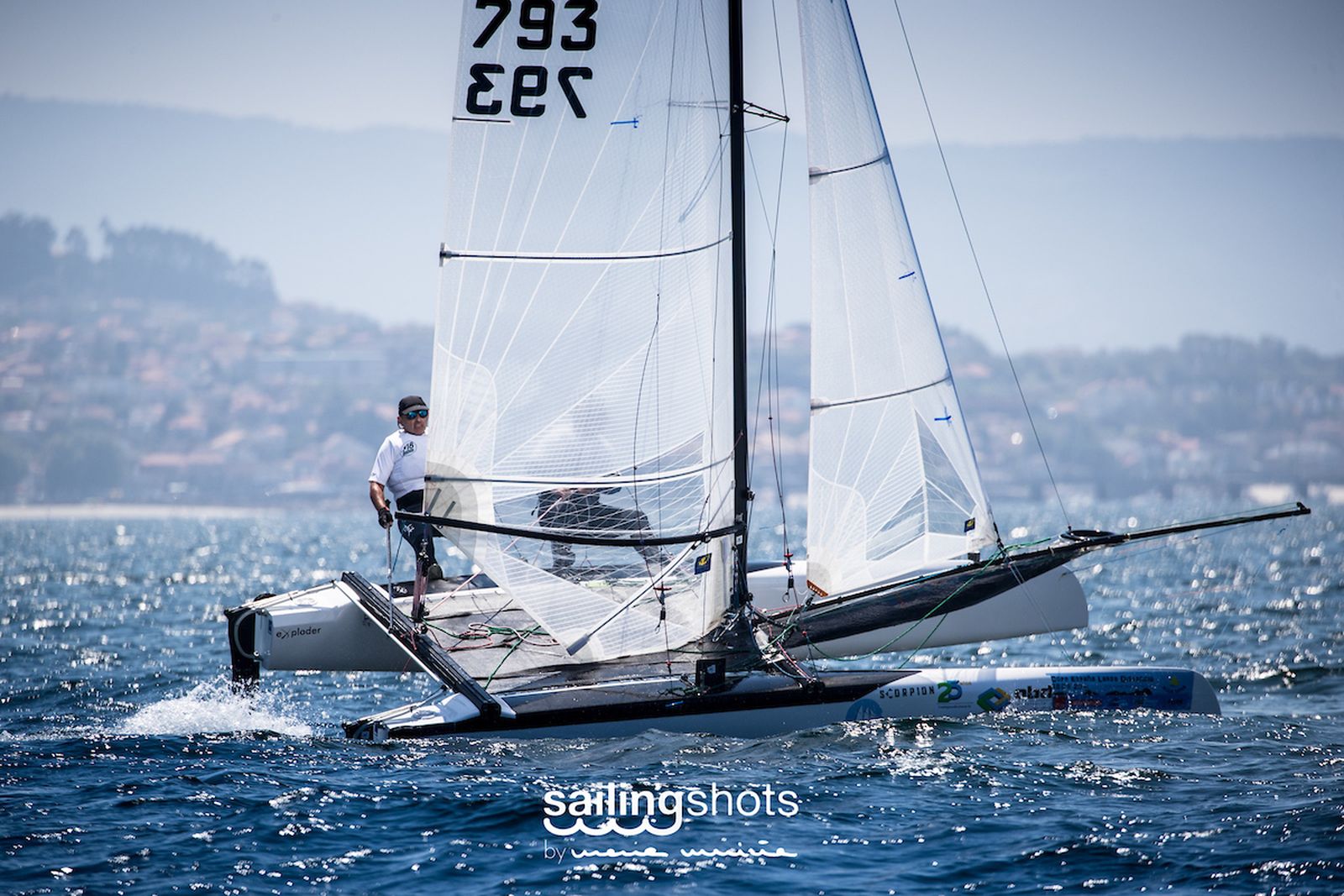 Una de las pruebas de la Copa de España de Catamarán de Larga Distancia.
