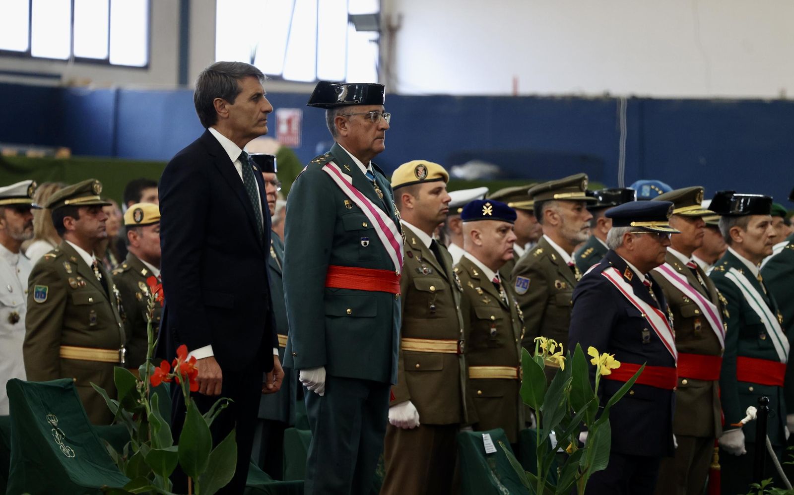 Celebración del día del Pilar en la Guardia Civil
