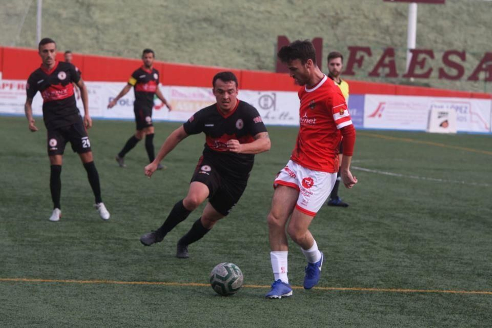 El San Roque, de División de Honor, en su partido en Espiel.