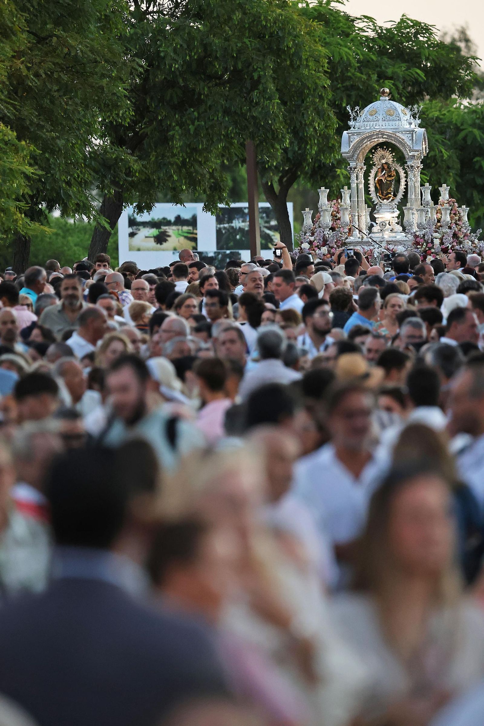 La bajada de la Virgen de La Cinta en imágenes