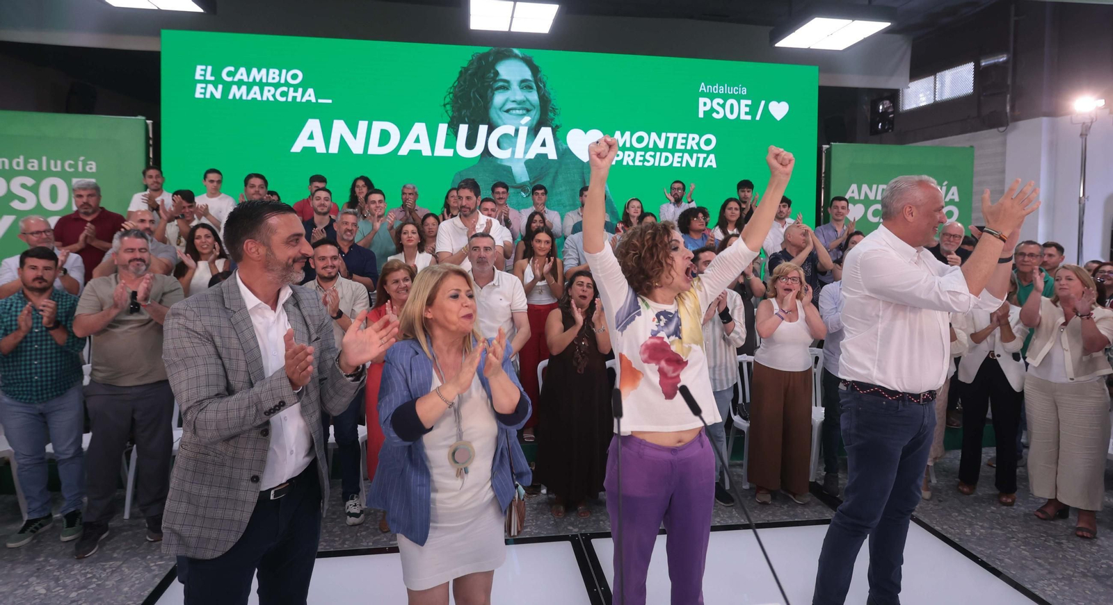 María Jesús Montero presenta en Jerez su candidatura a la Junta de Andalucía