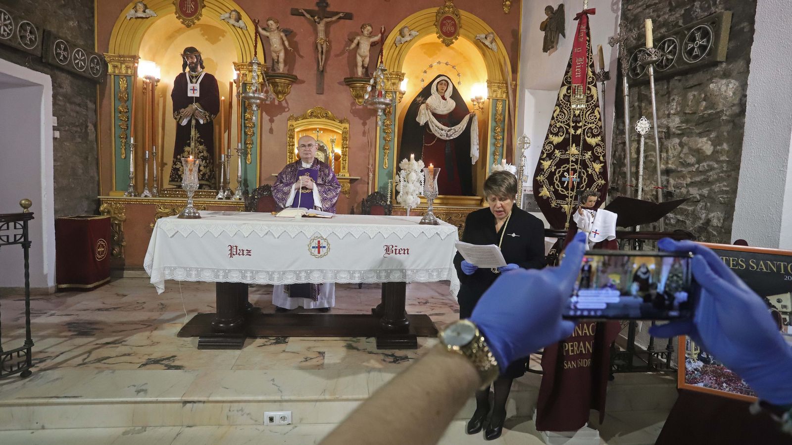 La Hermandad del Medinaceli de Algeciras programó una misa y un vía crucis por RR.SS para un atípico Martes Santo