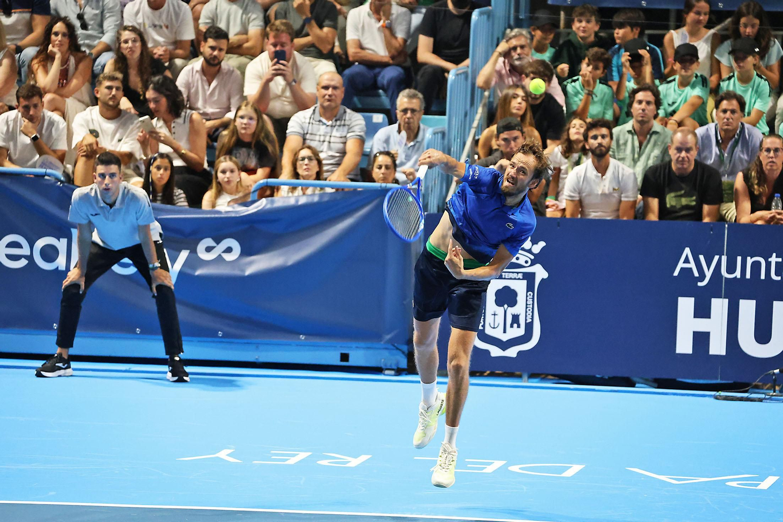 Imágenes de la final masculina de la Copa del Rey de tenis entre Daniil Medvedev y Alejandro Davidovich