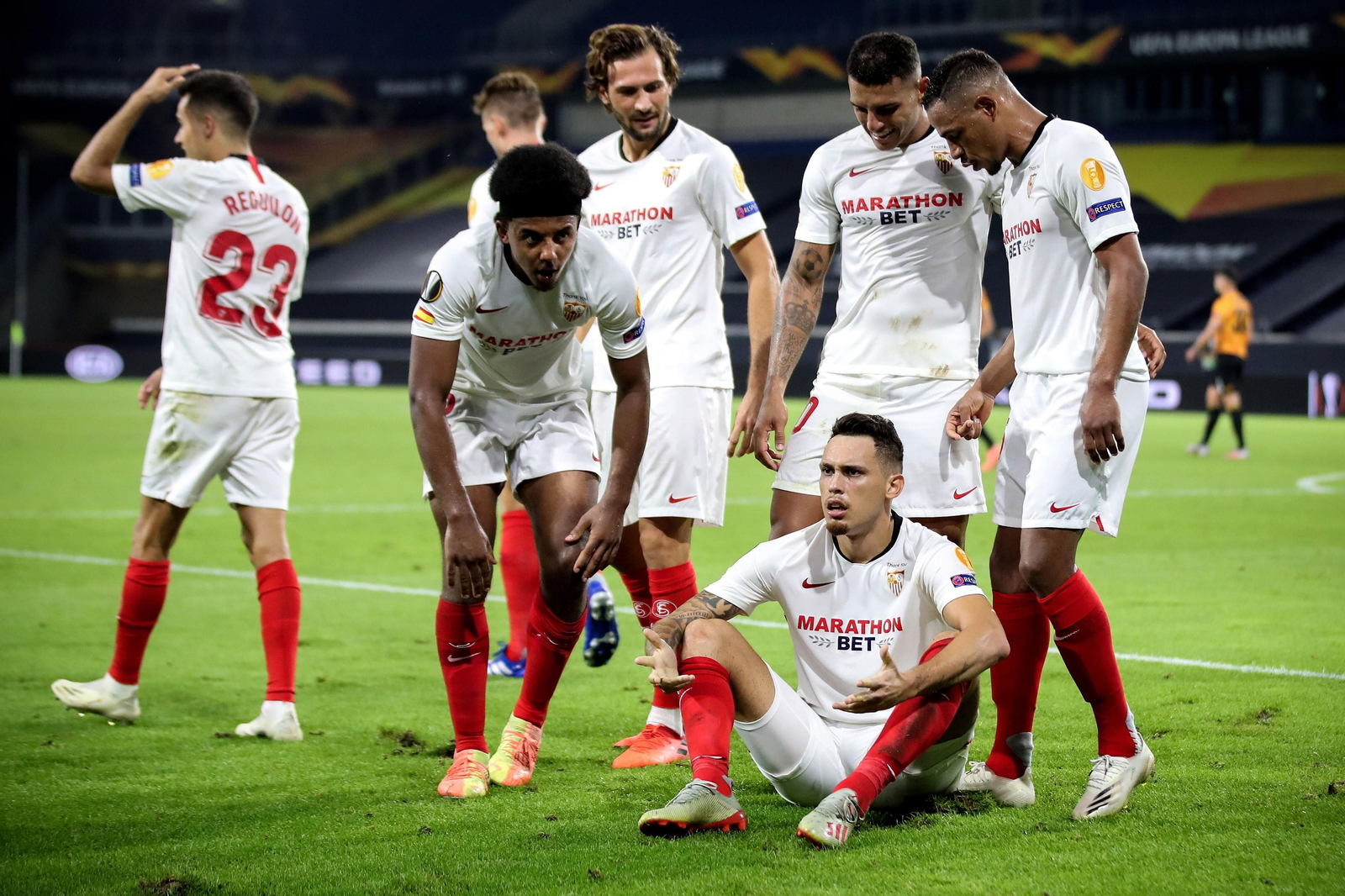 Las imágenes del Wolverhampton-Sevilla