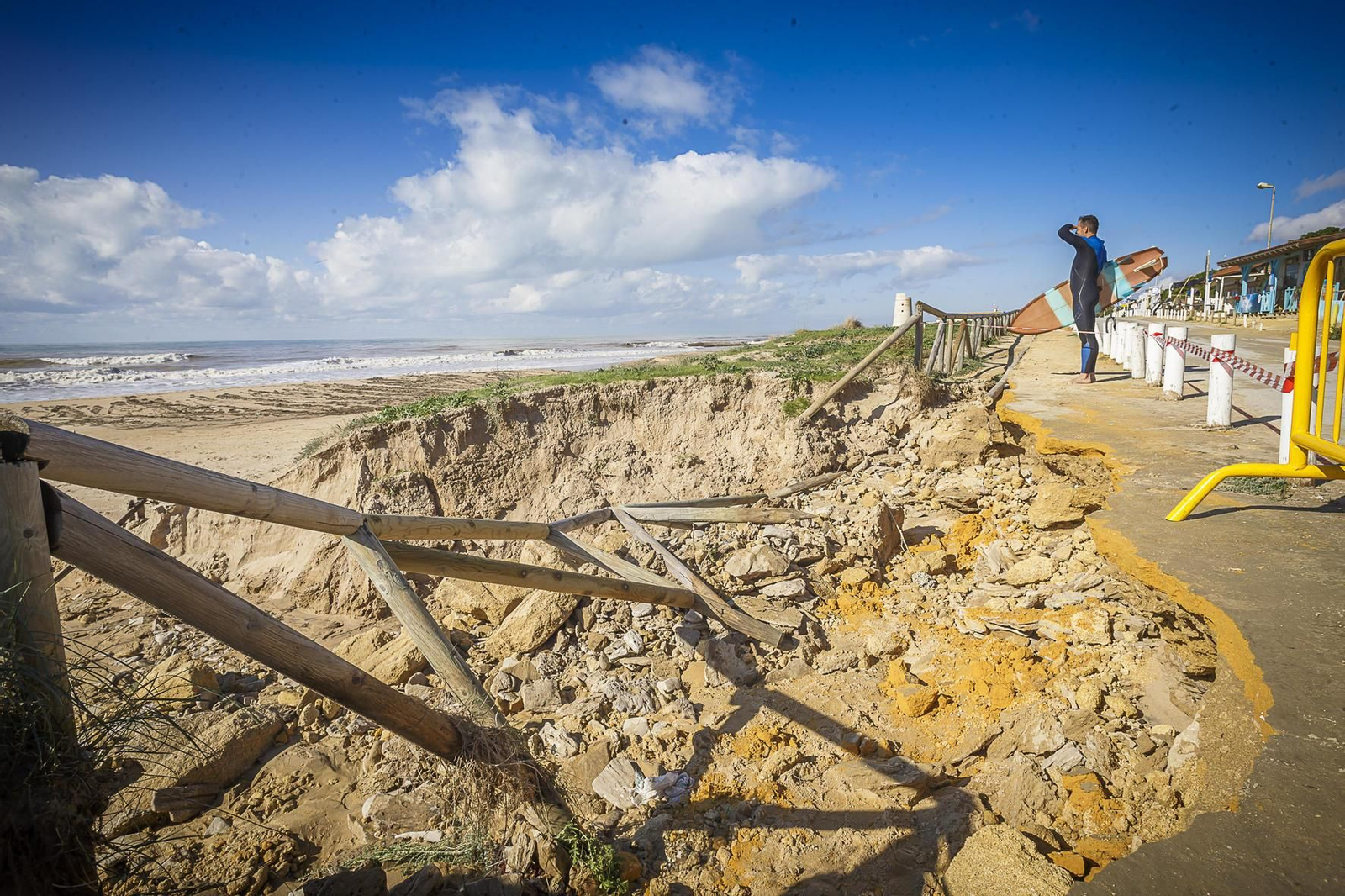 Consecuencias del temporal en Cádiz