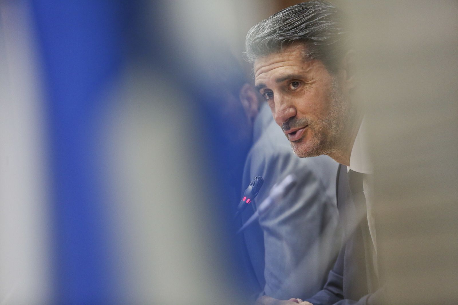 José Luis Pérez Caminero, en una rueda de prensa.