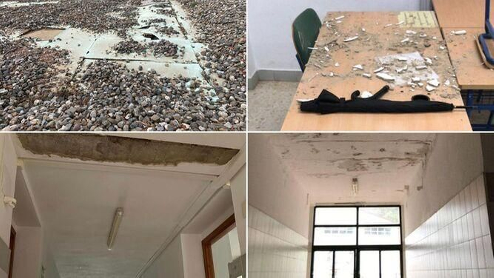 Desperfectos en el IES San Blas de Aracena