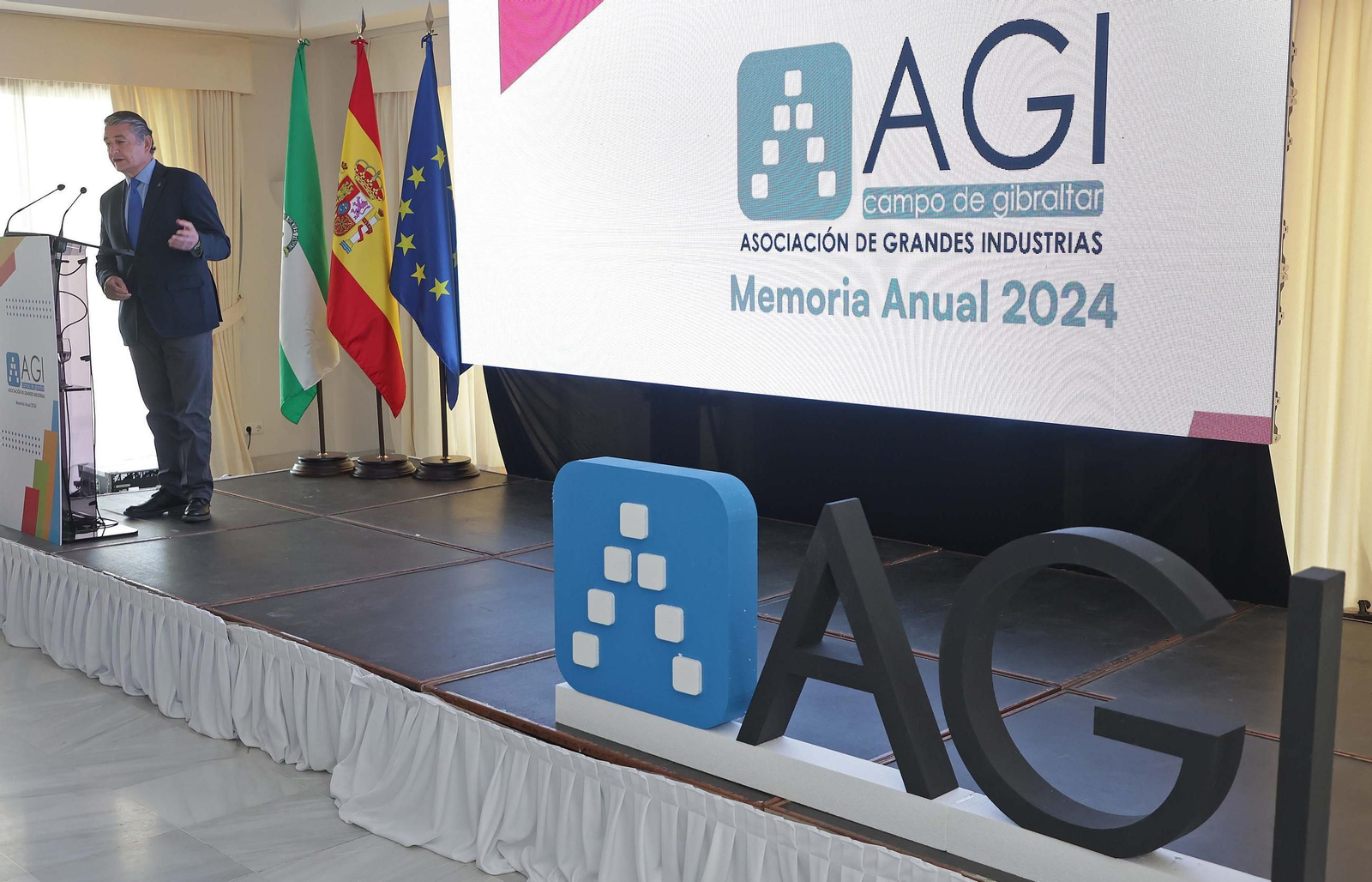 Fotos de la presentación de la Memoria de 2024 de la AGI en Guadacorte