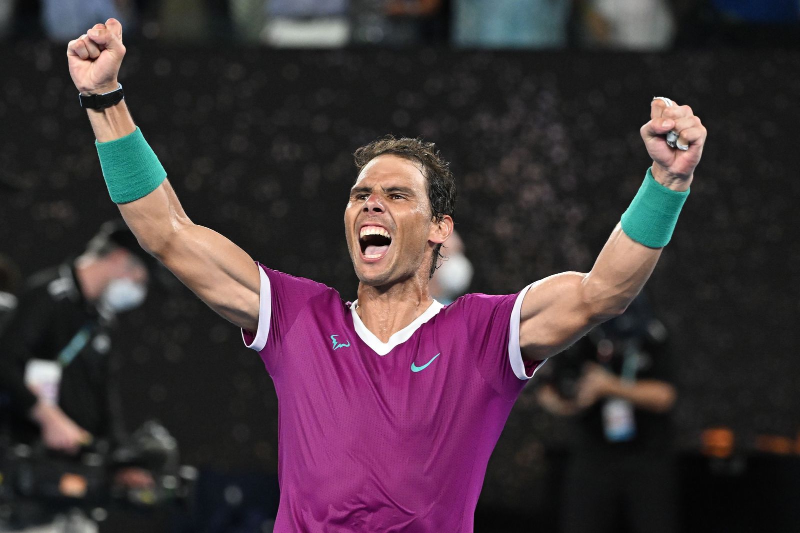 Las imágenes del histórico triunfo de Nadal sobre Medvedev (7)