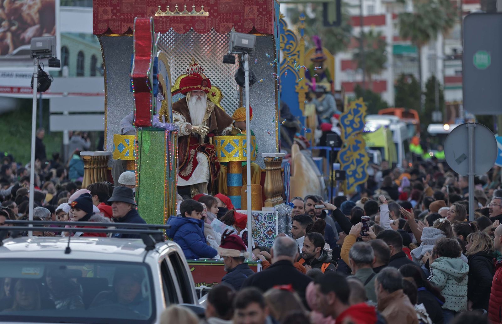 Fotos de la cabalgata de los Reyes Magos en Algeciras