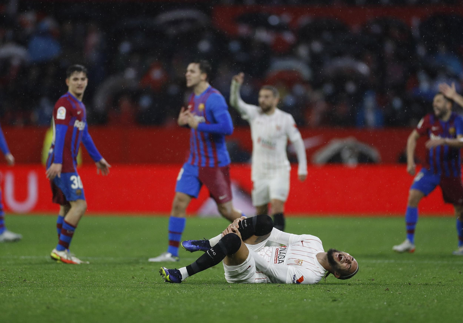 Las imágenes del Sevilla fc-Barcelona