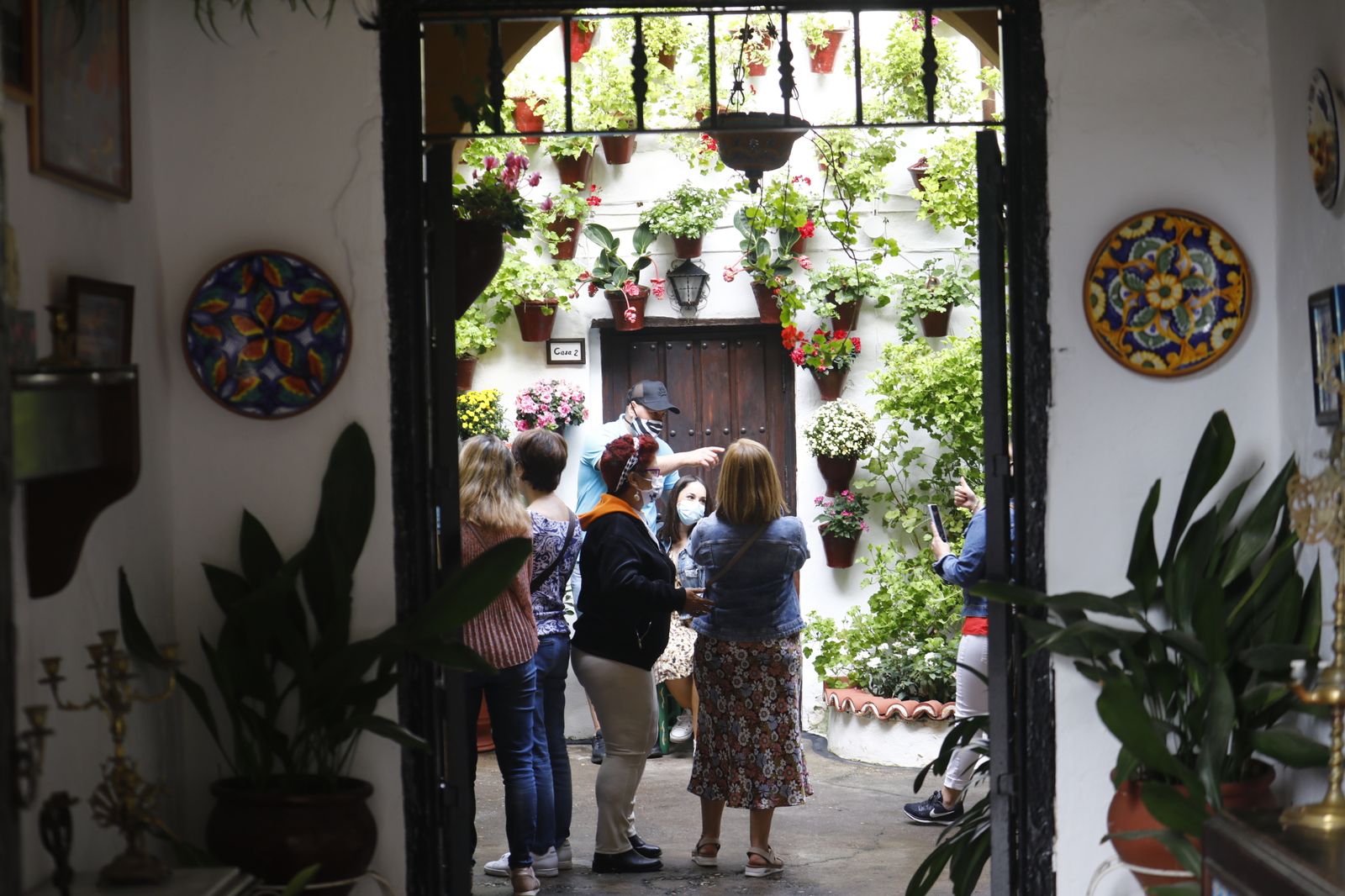 Las fotografías del primer día de apertura de los Patios de Córdoba en otoño
