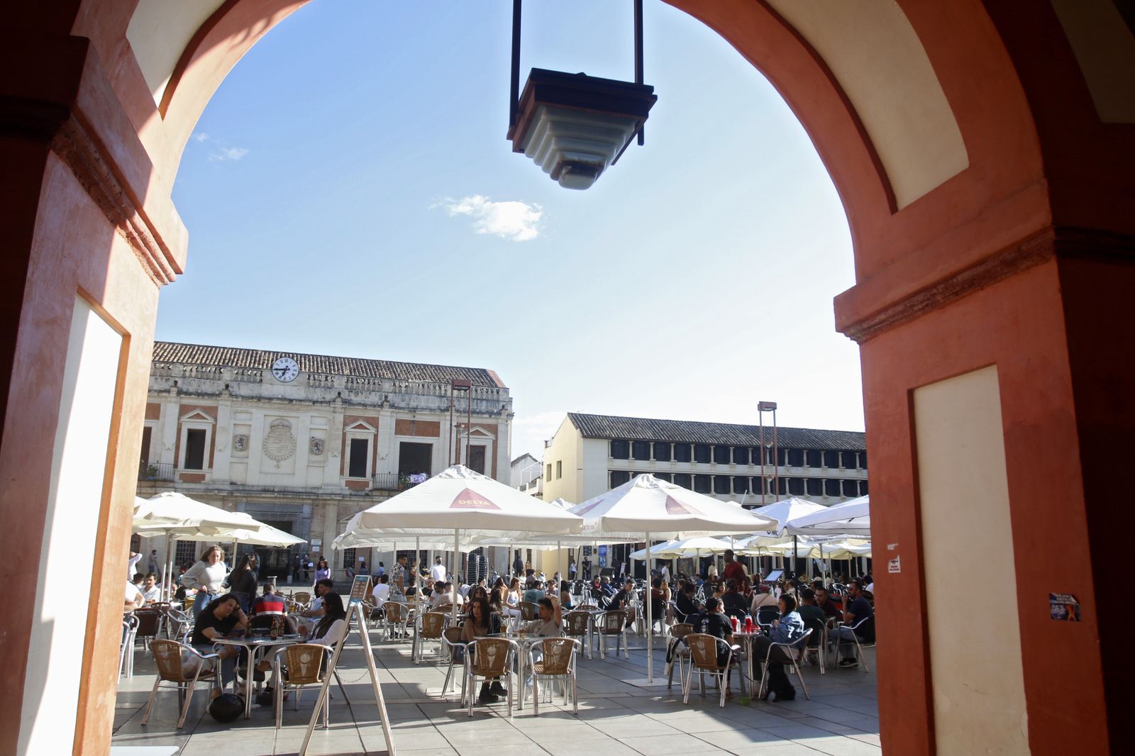 Terrazas en La Corredera.