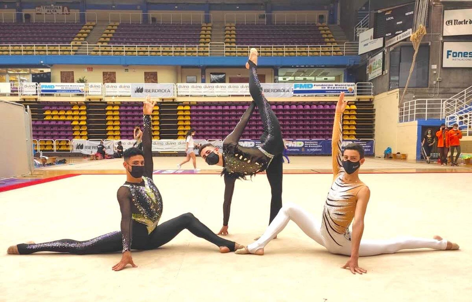 Equipo andaluz de gimnasia rítmica masculina