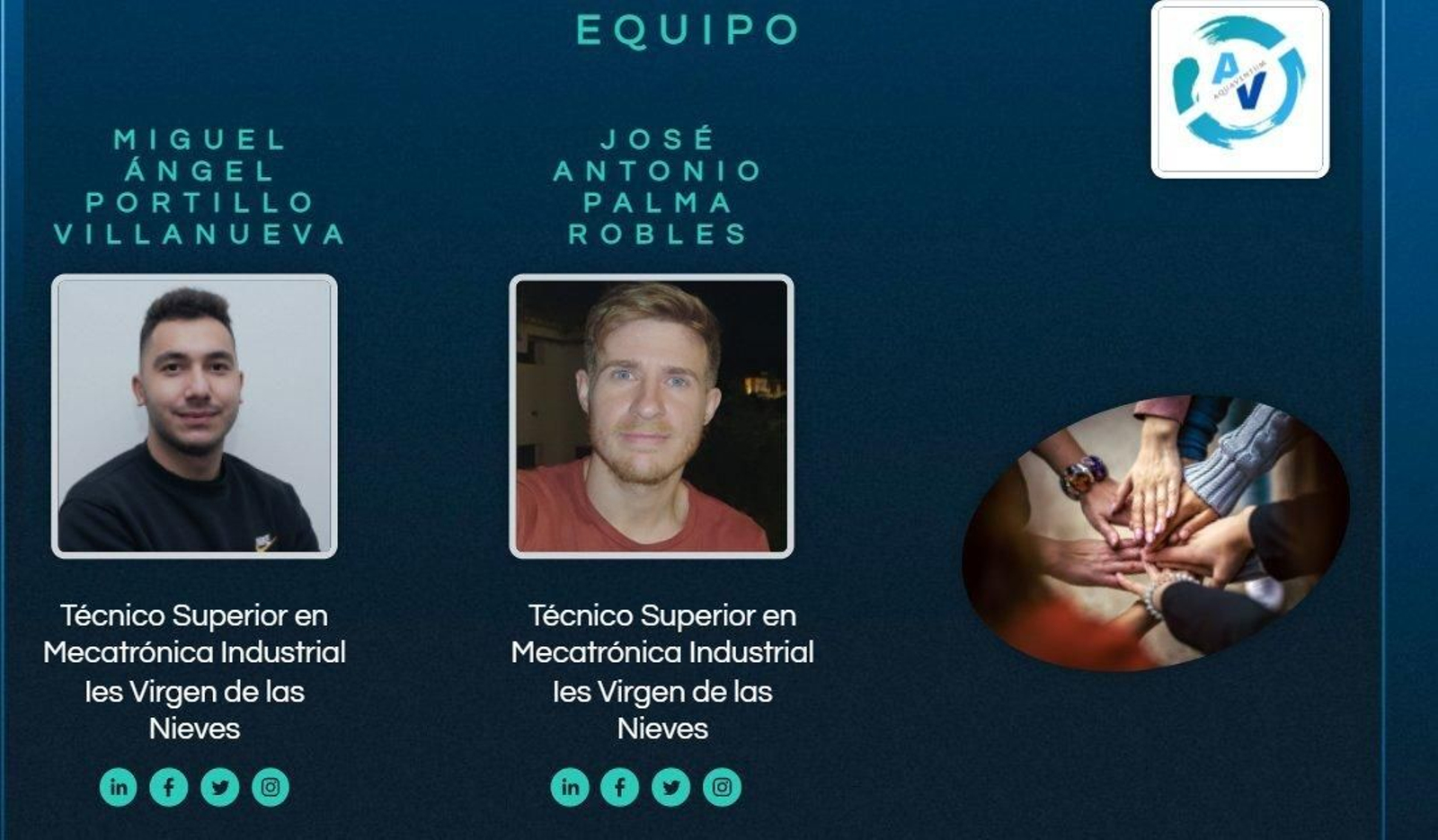 Los estudiantes del Virgen de las Nieves que han desarrollado el proyecto.