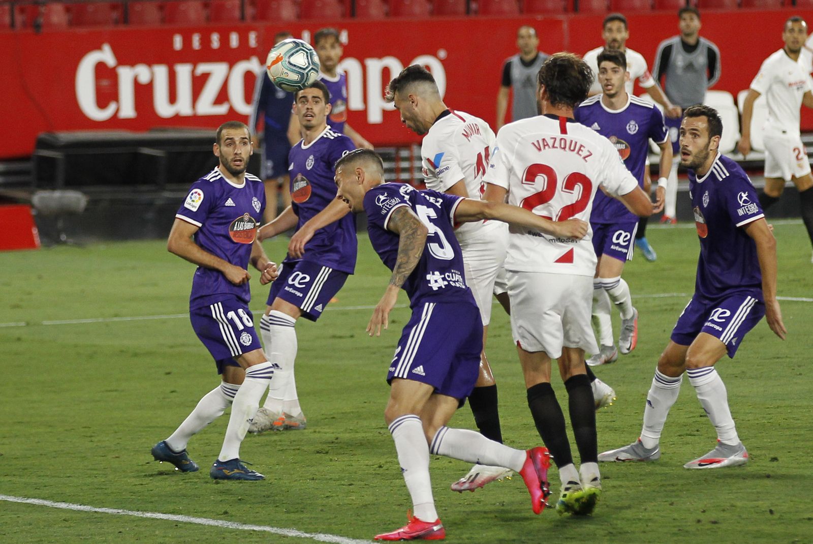 Las imágenes del Sevilla-Valladolid