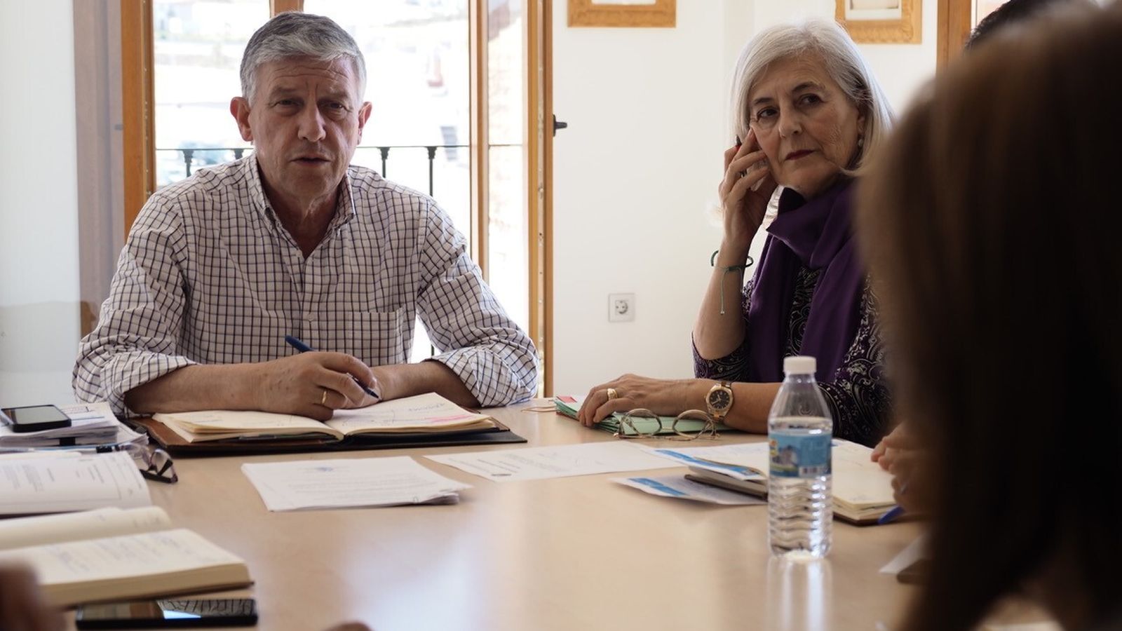 El alcalde, Carmelo Romero, durante la aprobación de estas ayudas.