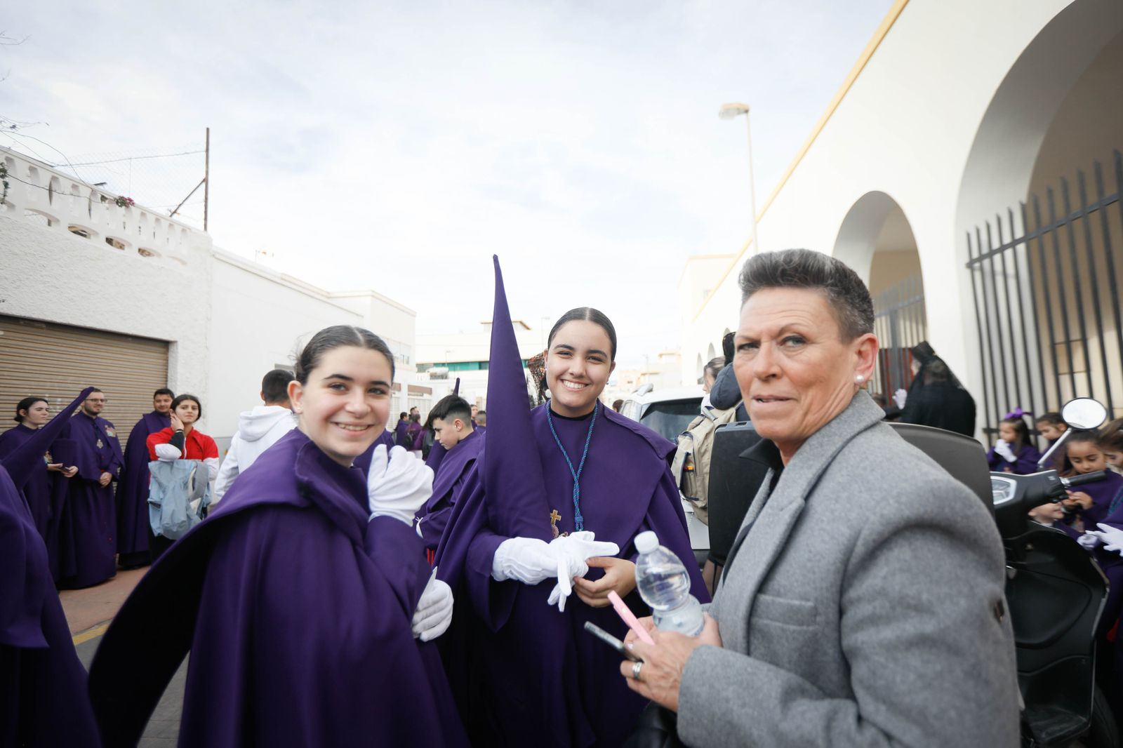 La procesión del Encuentro, en imágenes