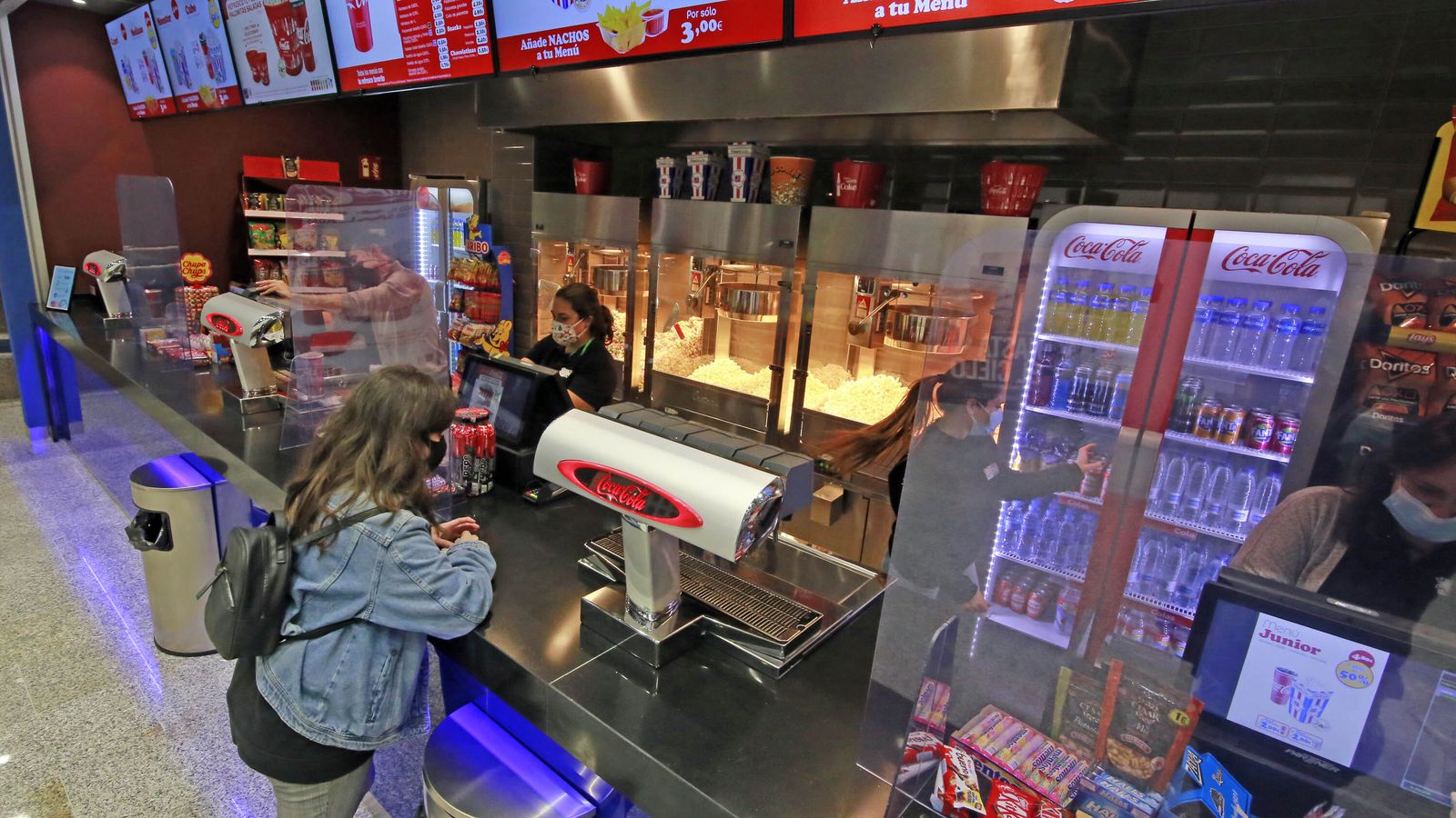 Una tarde con pocos espectadores