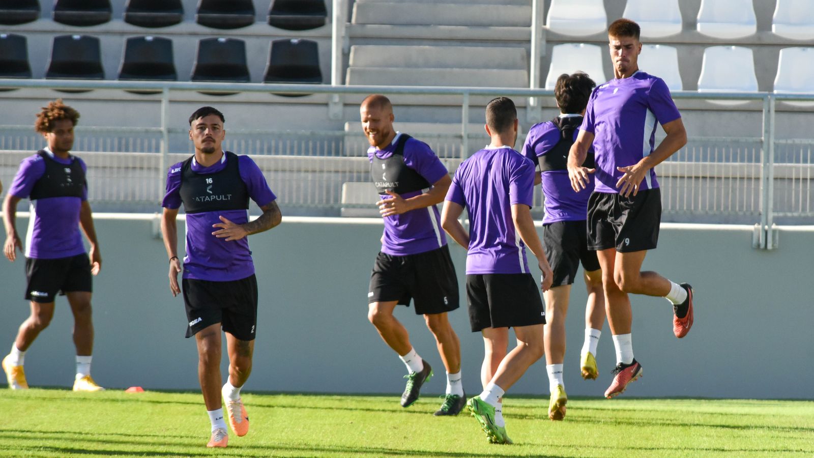 Las fotos del entrenamiento de la Balona previo al partido con el Águilas FC