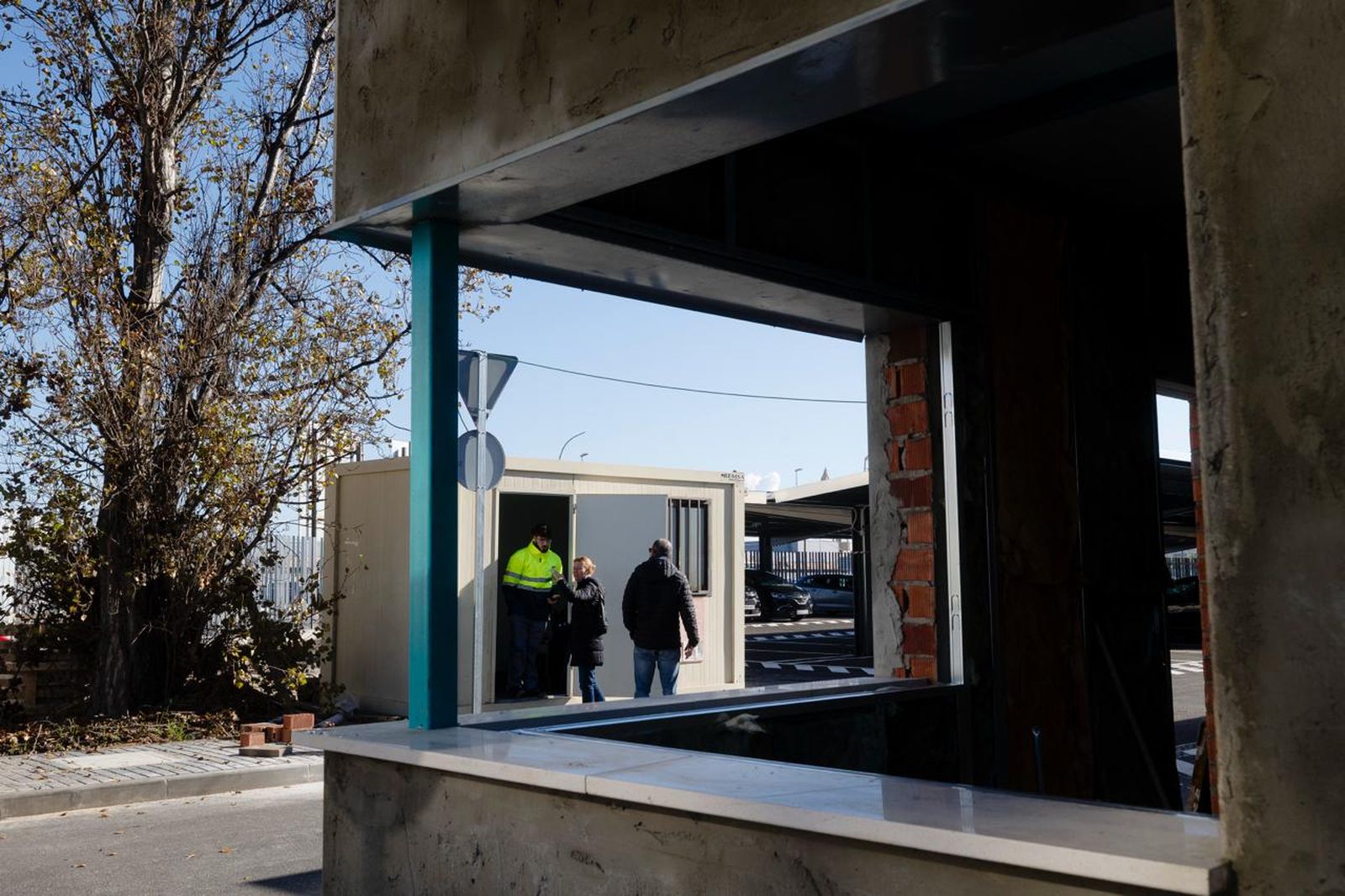 Las imágenes del nuevo aparcamiento de Adif en la estación de tren de Cádiz