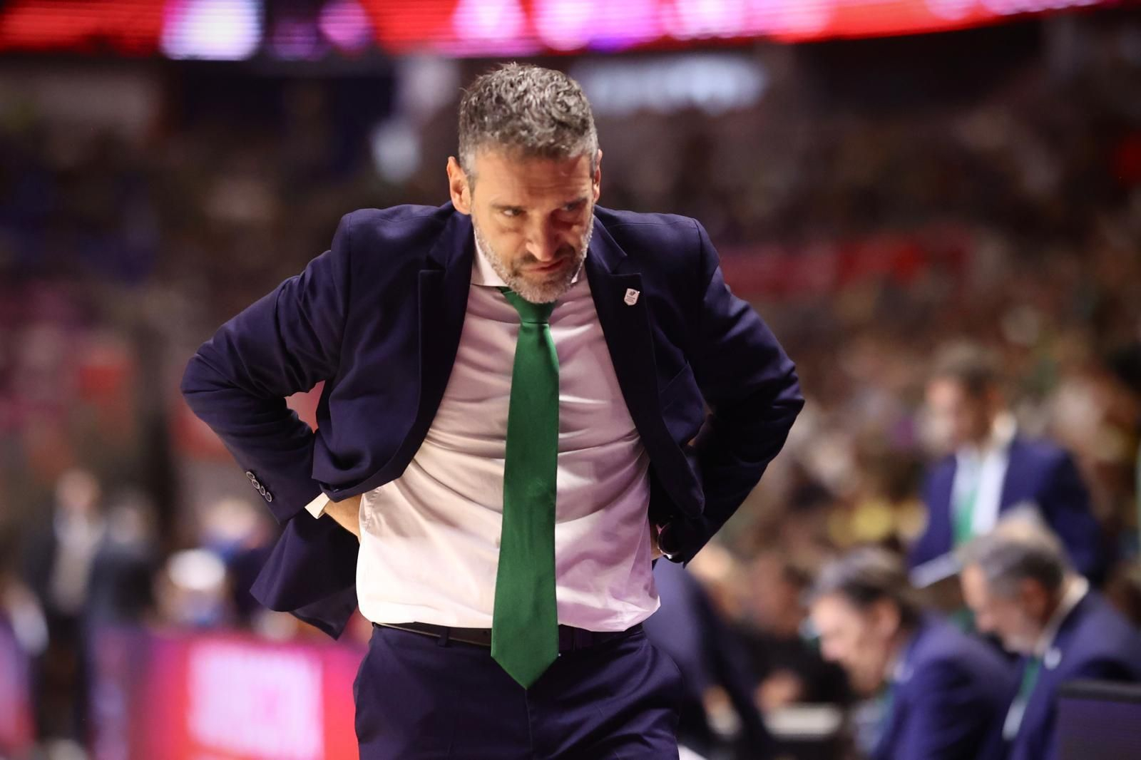 Ibon Navarro, durante el Unicaja-Valencia