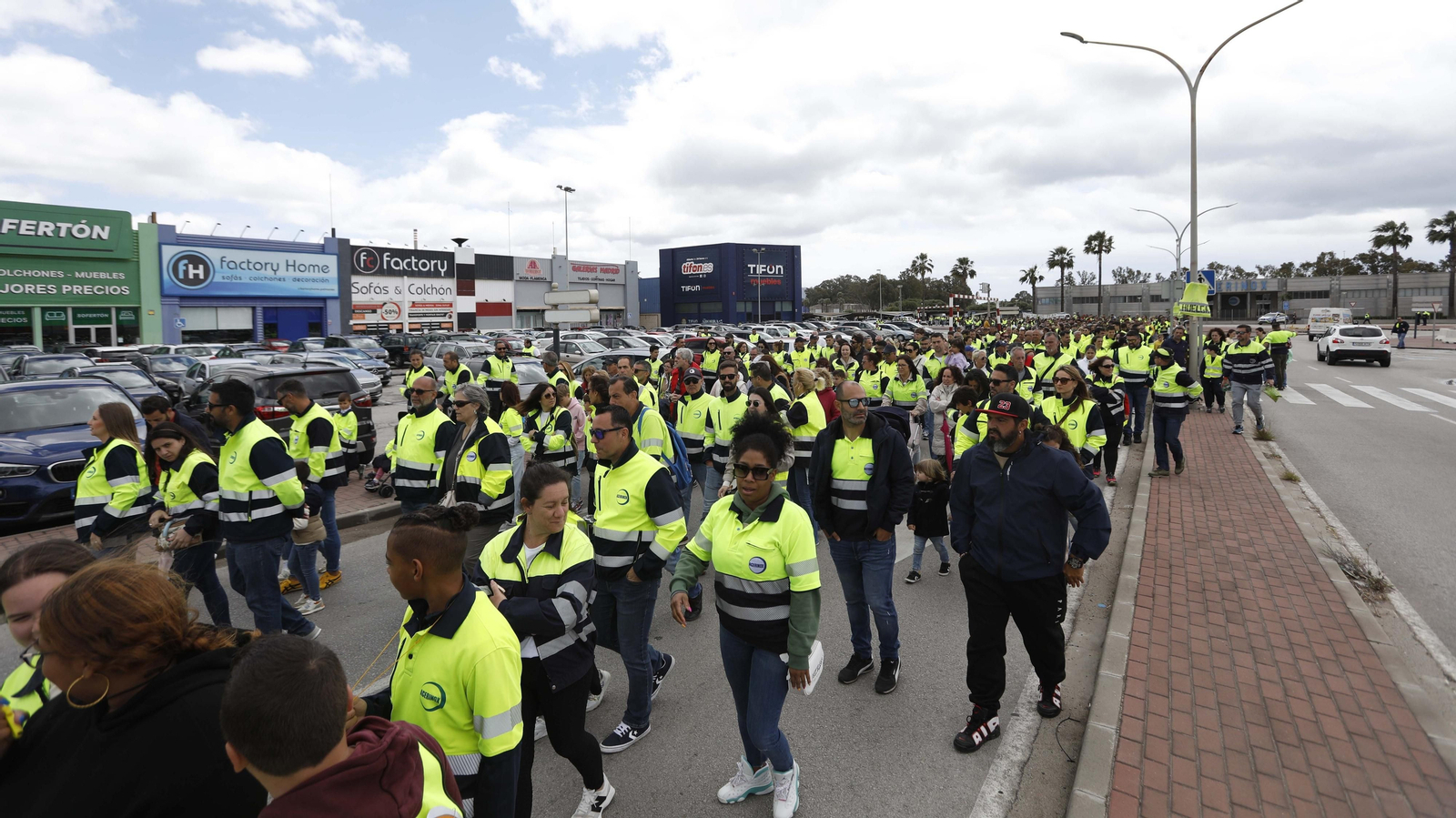 Fotos de la concentración de Acerinox por el Primero de Mayo Fotos de la concentración de Acerinox por el Primero de Mayo
