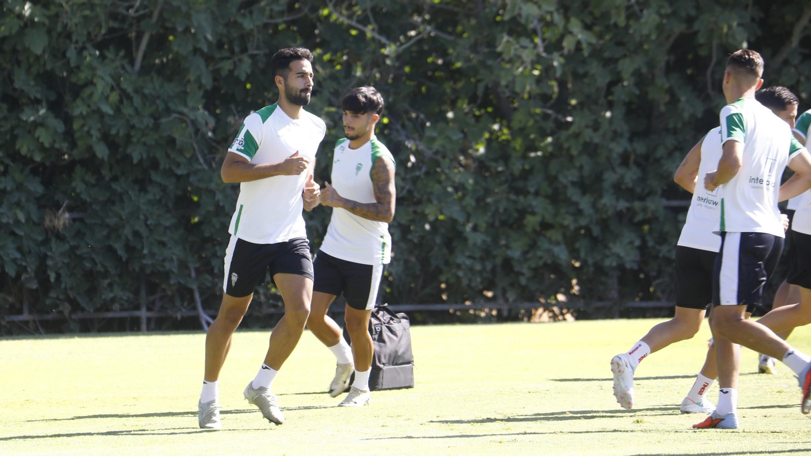 Rubén Alves, en un entrenamiento del Córdoba CF en la Ciudad Deportiva.