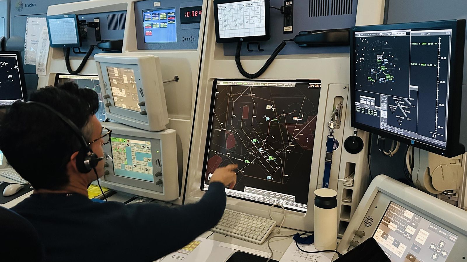 Raúl Delgado, coordinador de torres de control de Enaire en Región Sur.