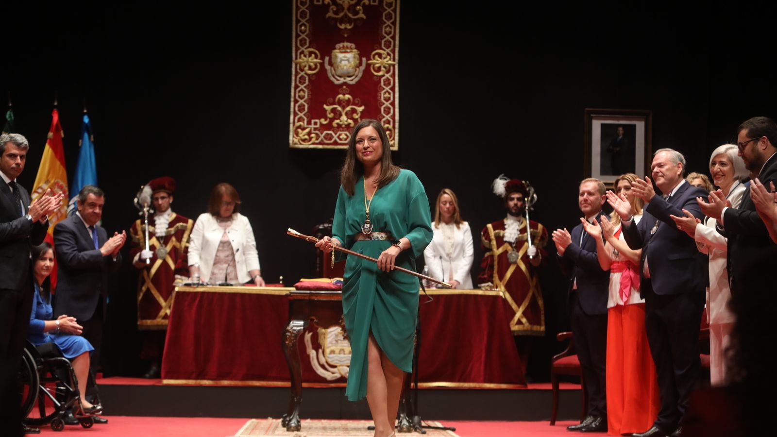 Patricia Cavada, el día de su segunda investidura.