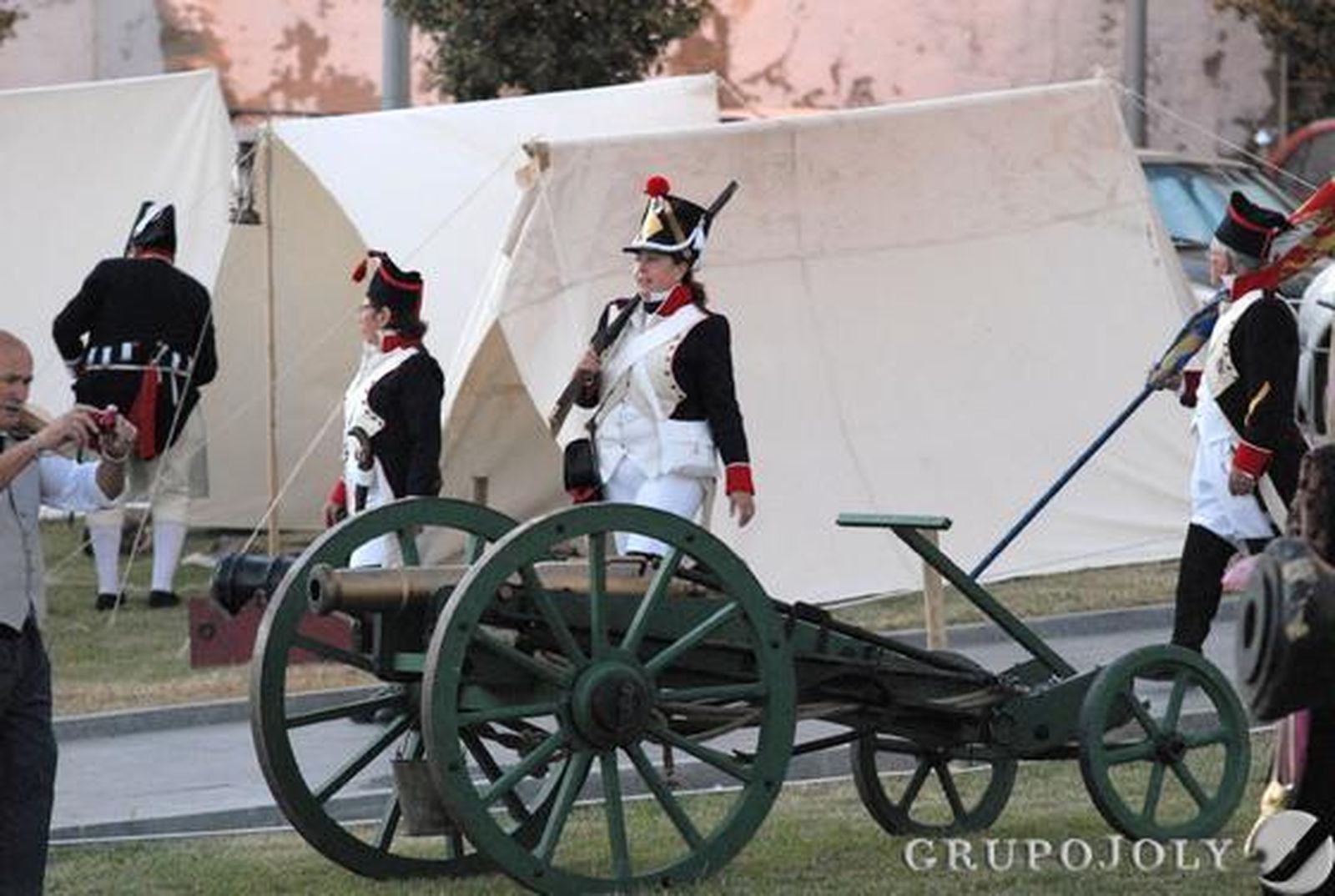 Recreación de la batalla del Portazgo.

Foto: Rioja