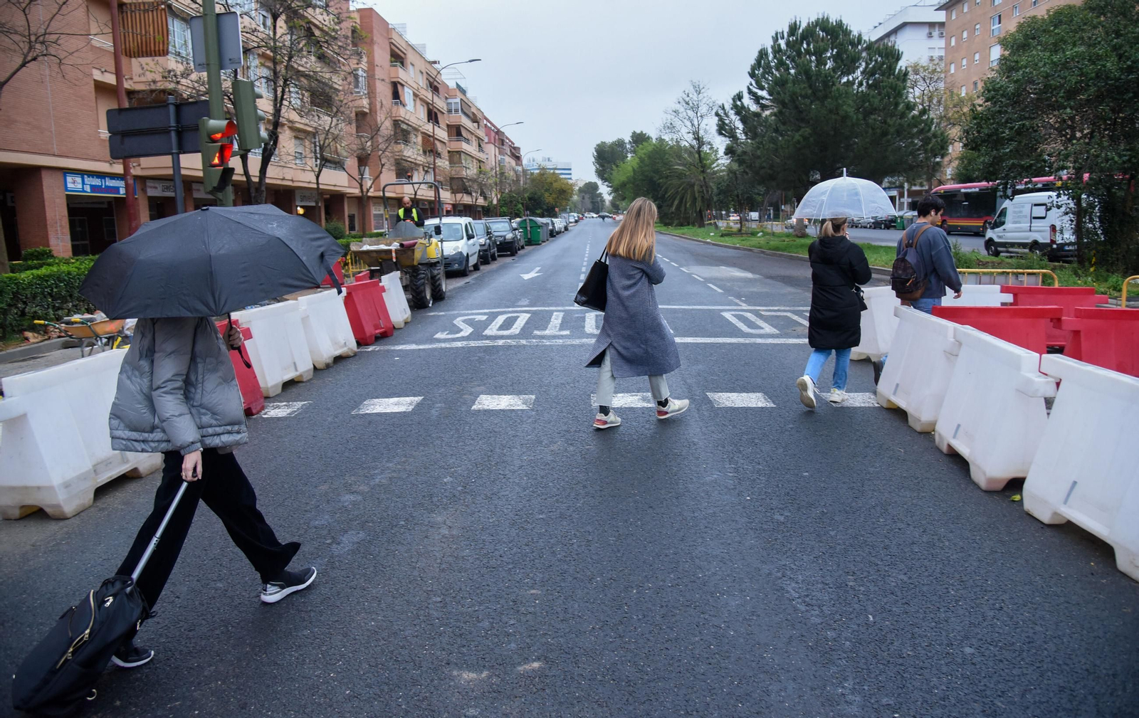 Las fotos de las obras de Tranvibús en Sevilla Este