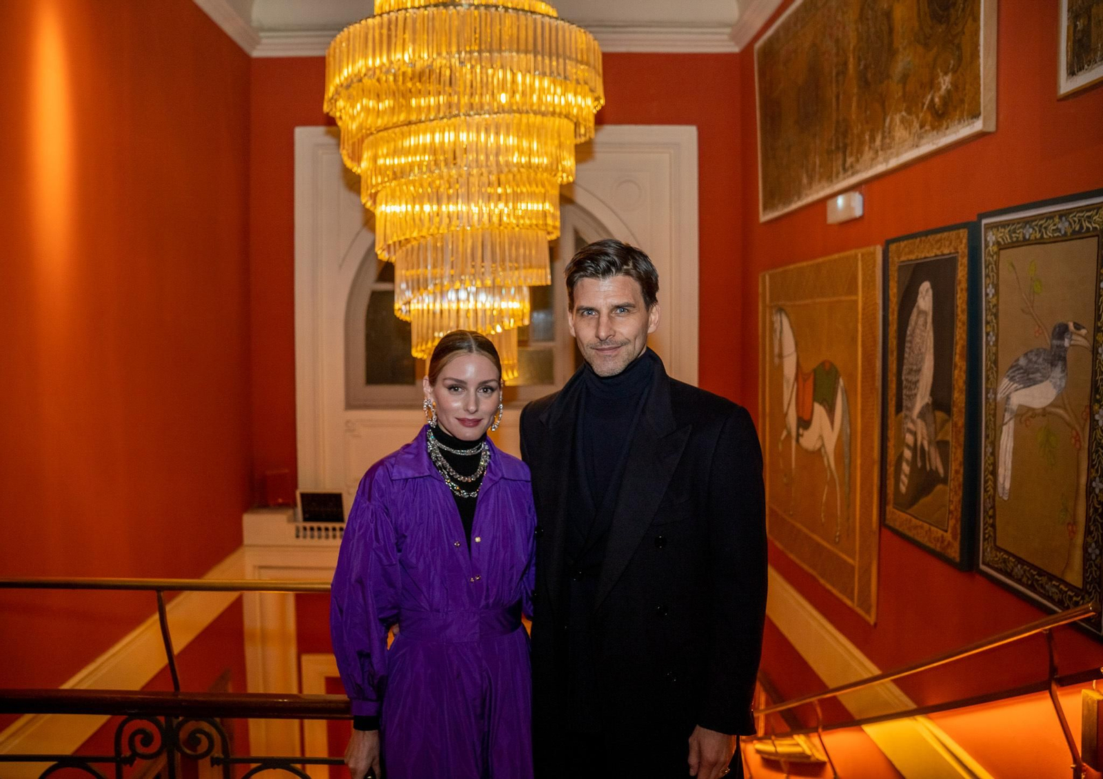 Olivia Palermo junto a su marido Johannes Huebl