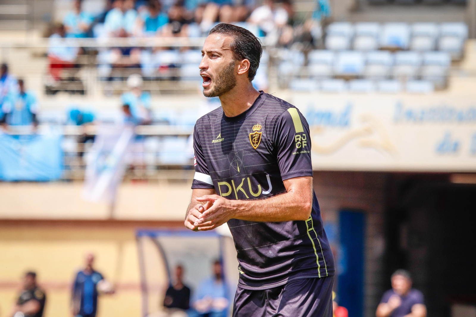 Álvaro Muñiz, durante el partido del pasado domingo ante el Poli Ejido.