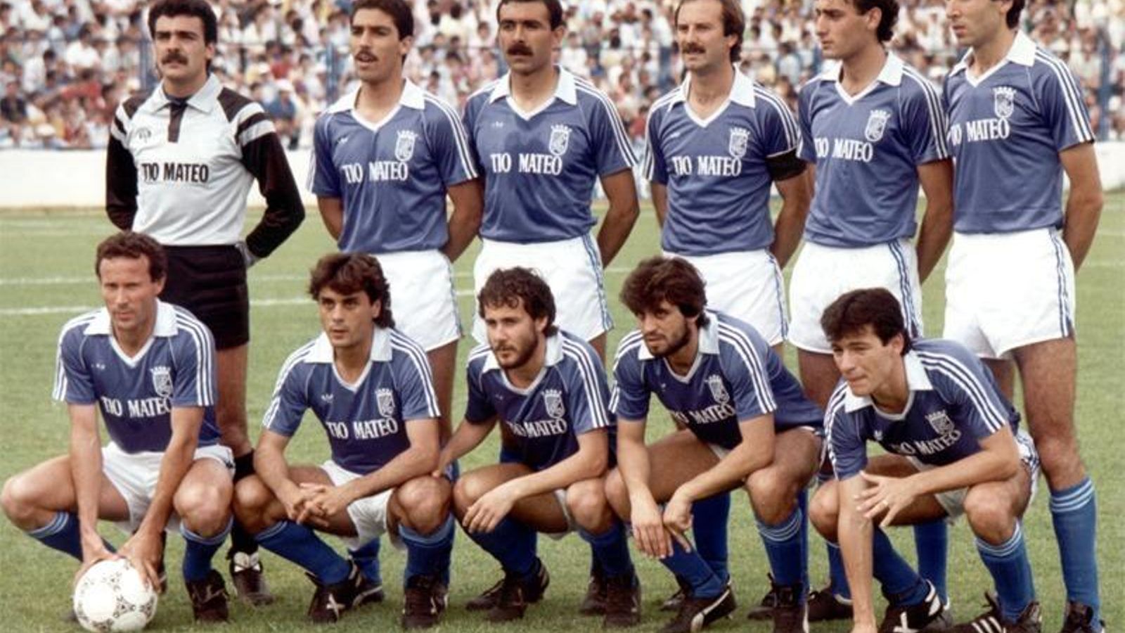 Histórica formación que el Xerez CD presentó la tarde del ascenso ante el Ceuta.