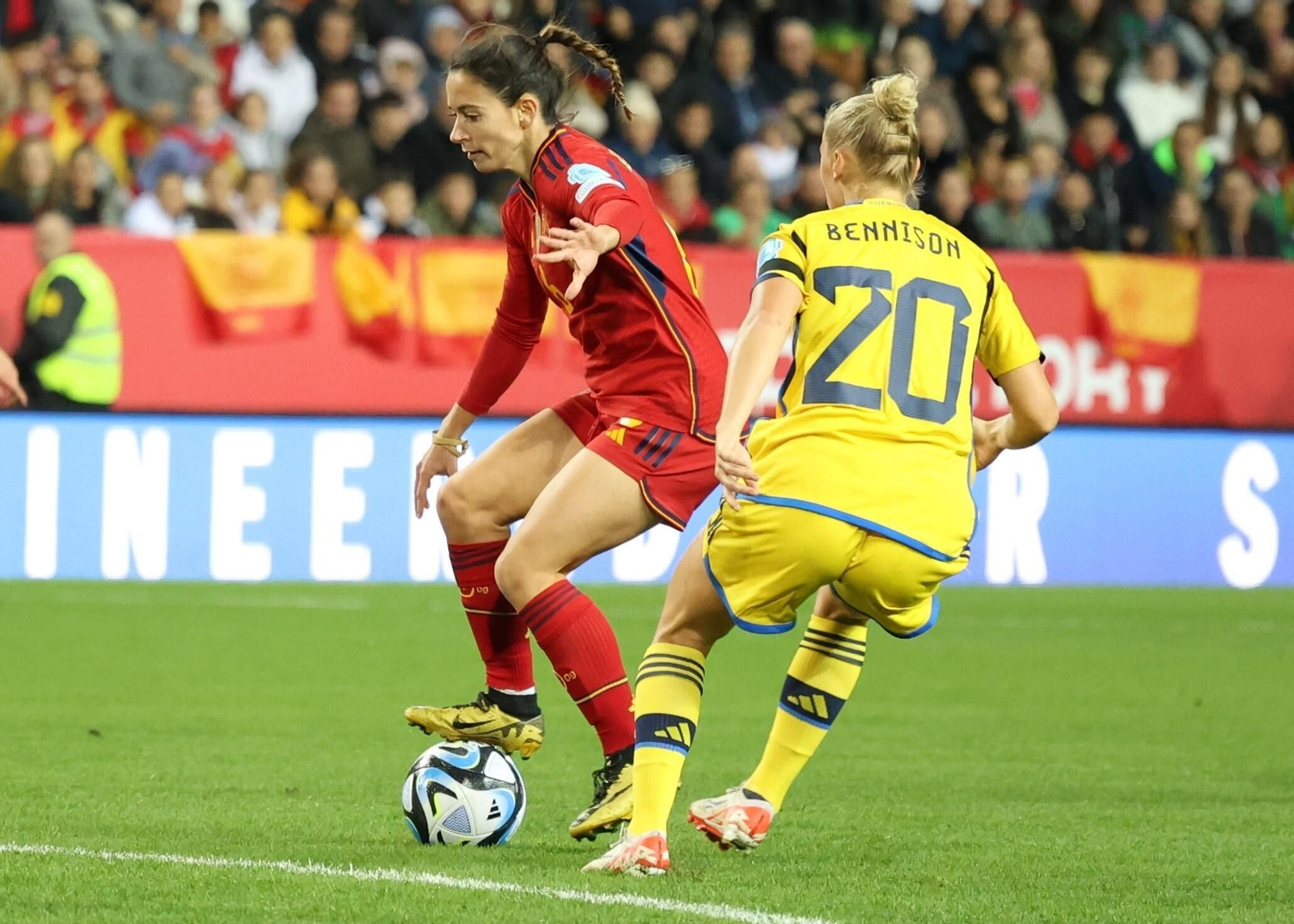 España-Suecia, en fotos