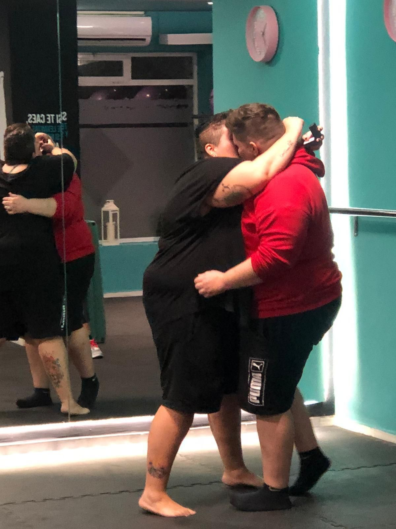 El beso tras la pedida