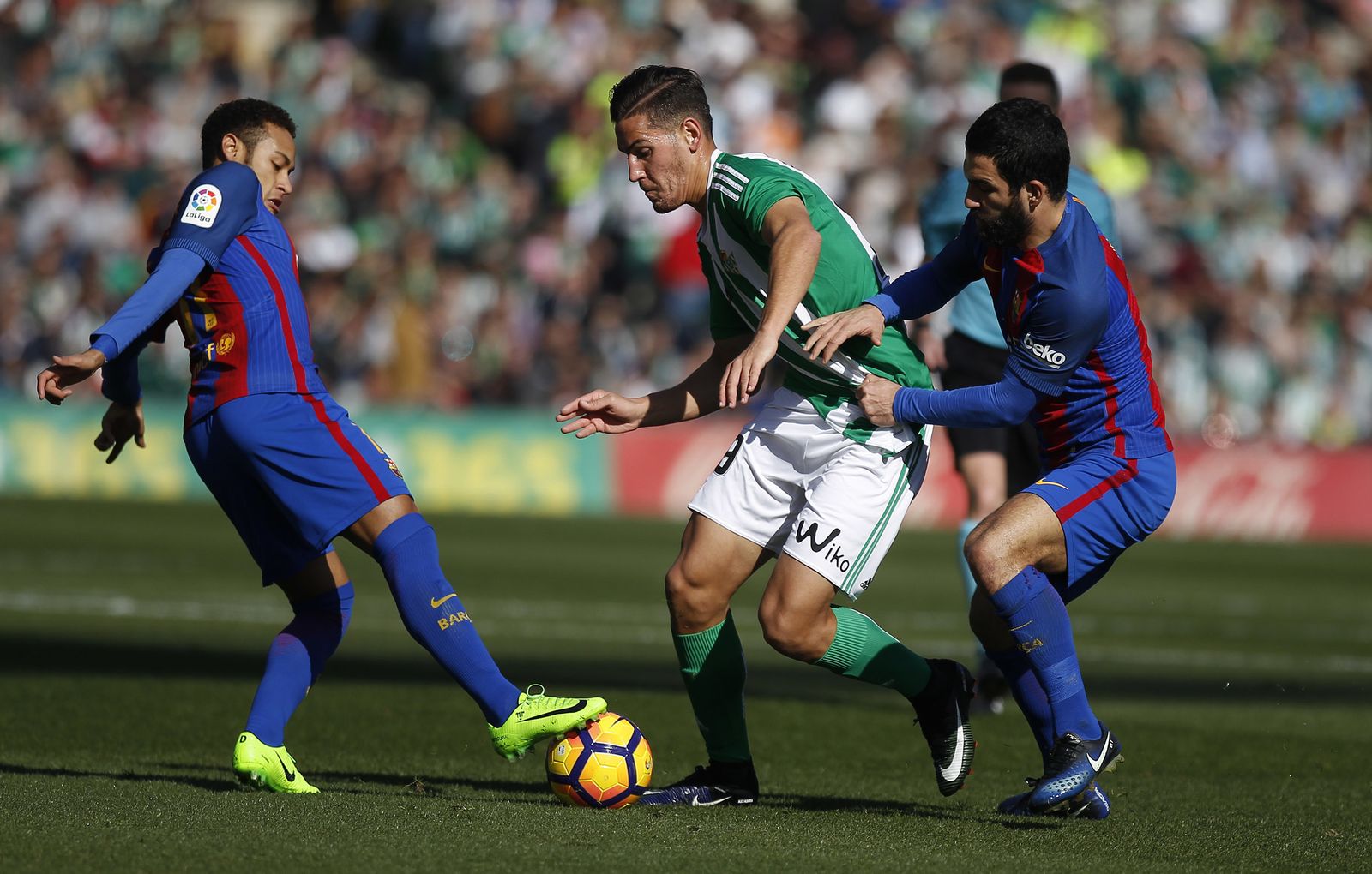 El Betis-Barcelona, en imágenes