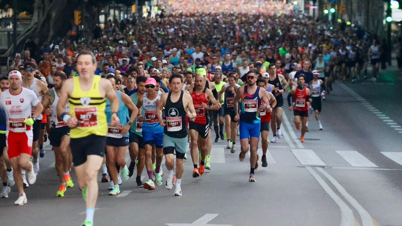 Las mejores fotos de la Maratón de Málaga 2024