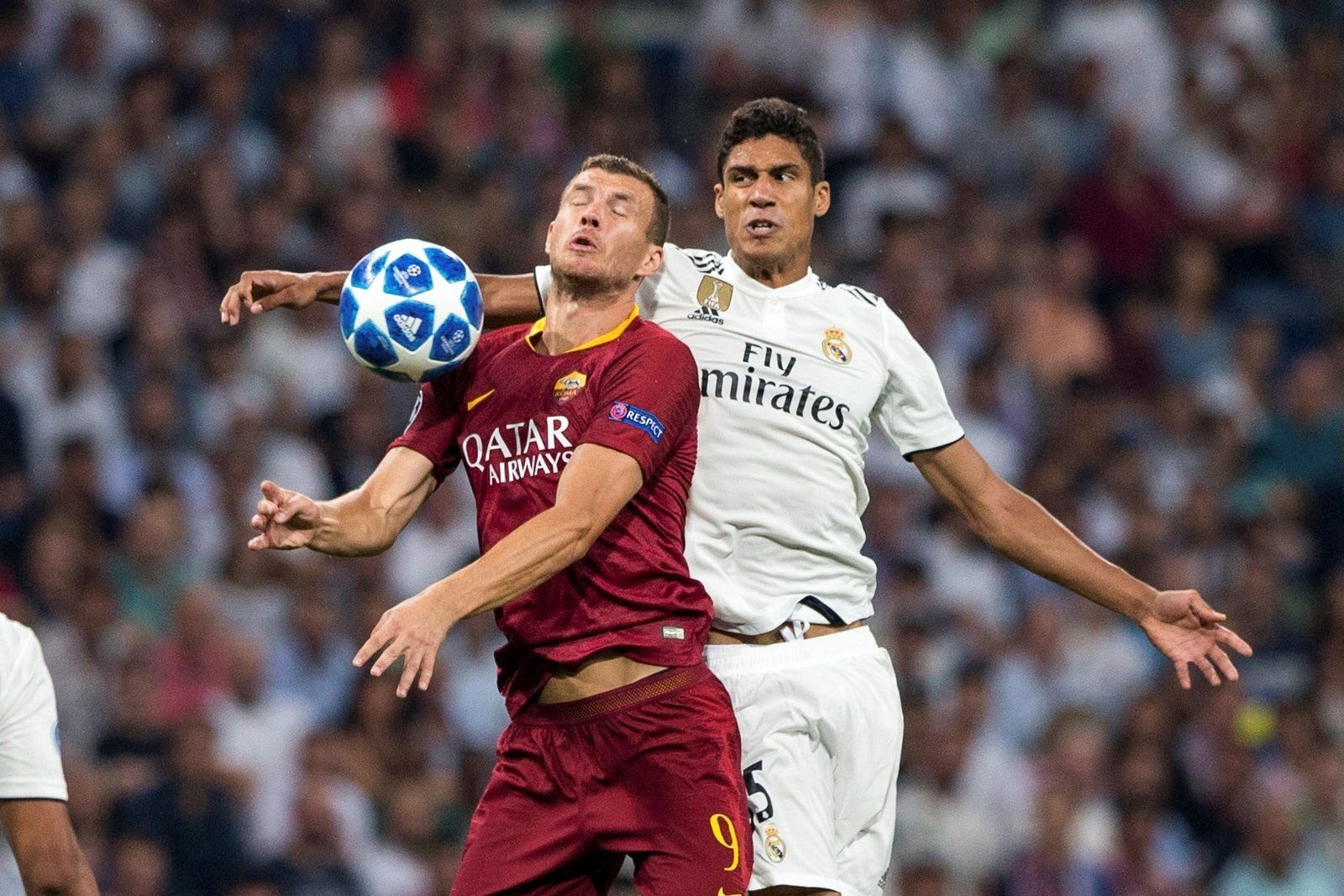 El Real Madrid-Roma, en imágenes
