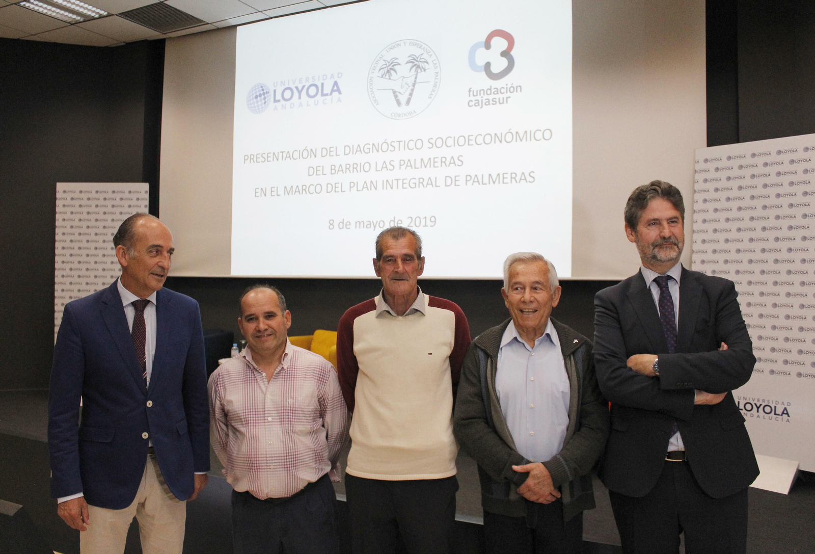 Presentación del diagnóstico del barrio de Las Palmeras, en la Loyola.