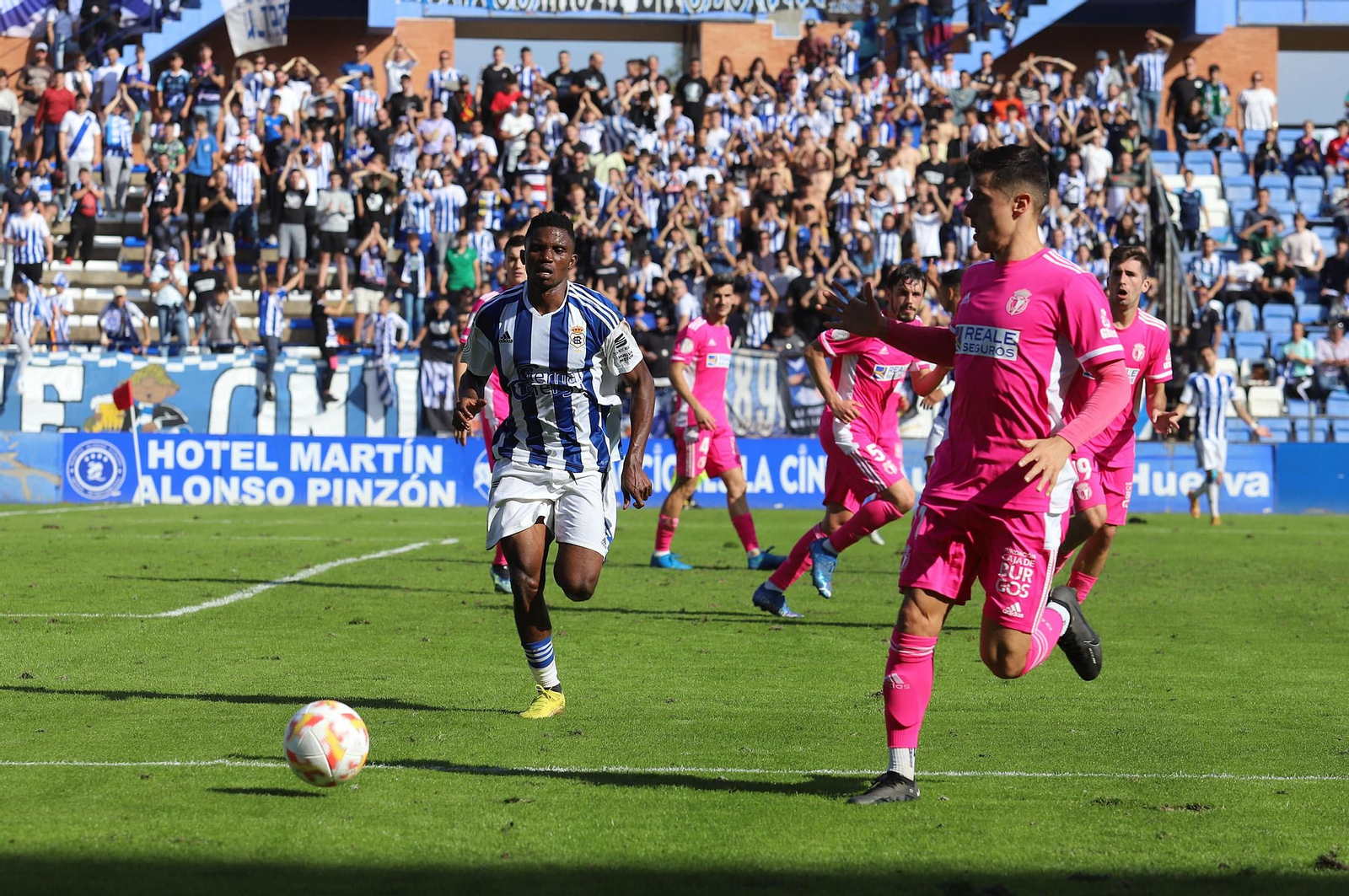 Las mejores imágenes del Recreativo de Huelva-Burgos, partido de eliminatoria de la Copa del Rey