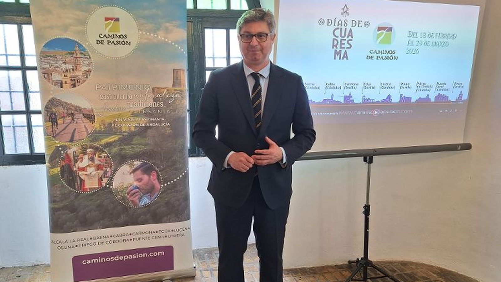 El alcalde de Puente Genil, Sergio Velasco.