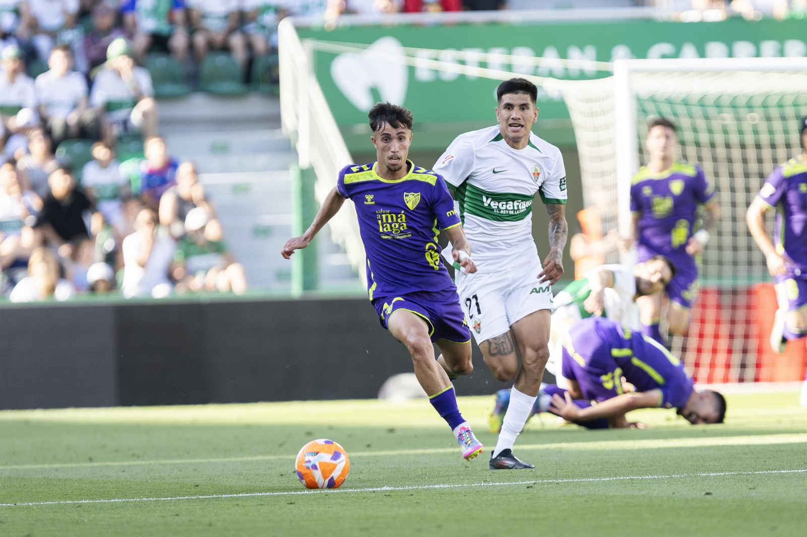 El Elche-Málaga CF, en fotos