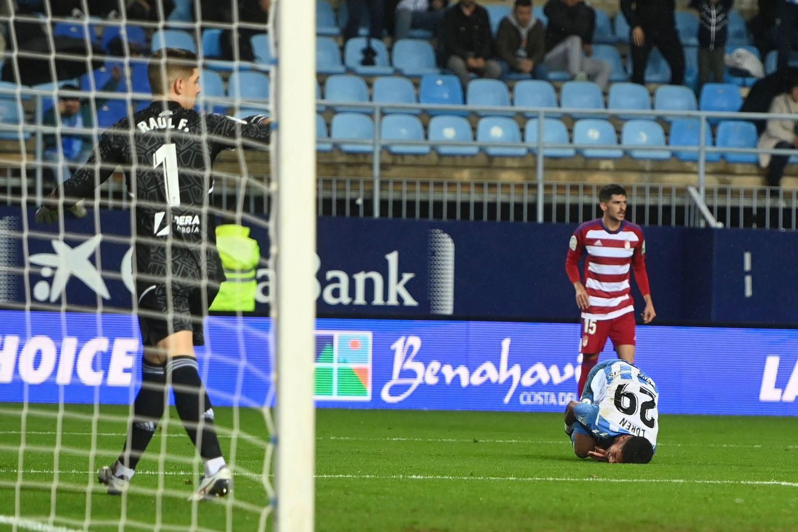 El Málaga CF - Granada CF, en fotos