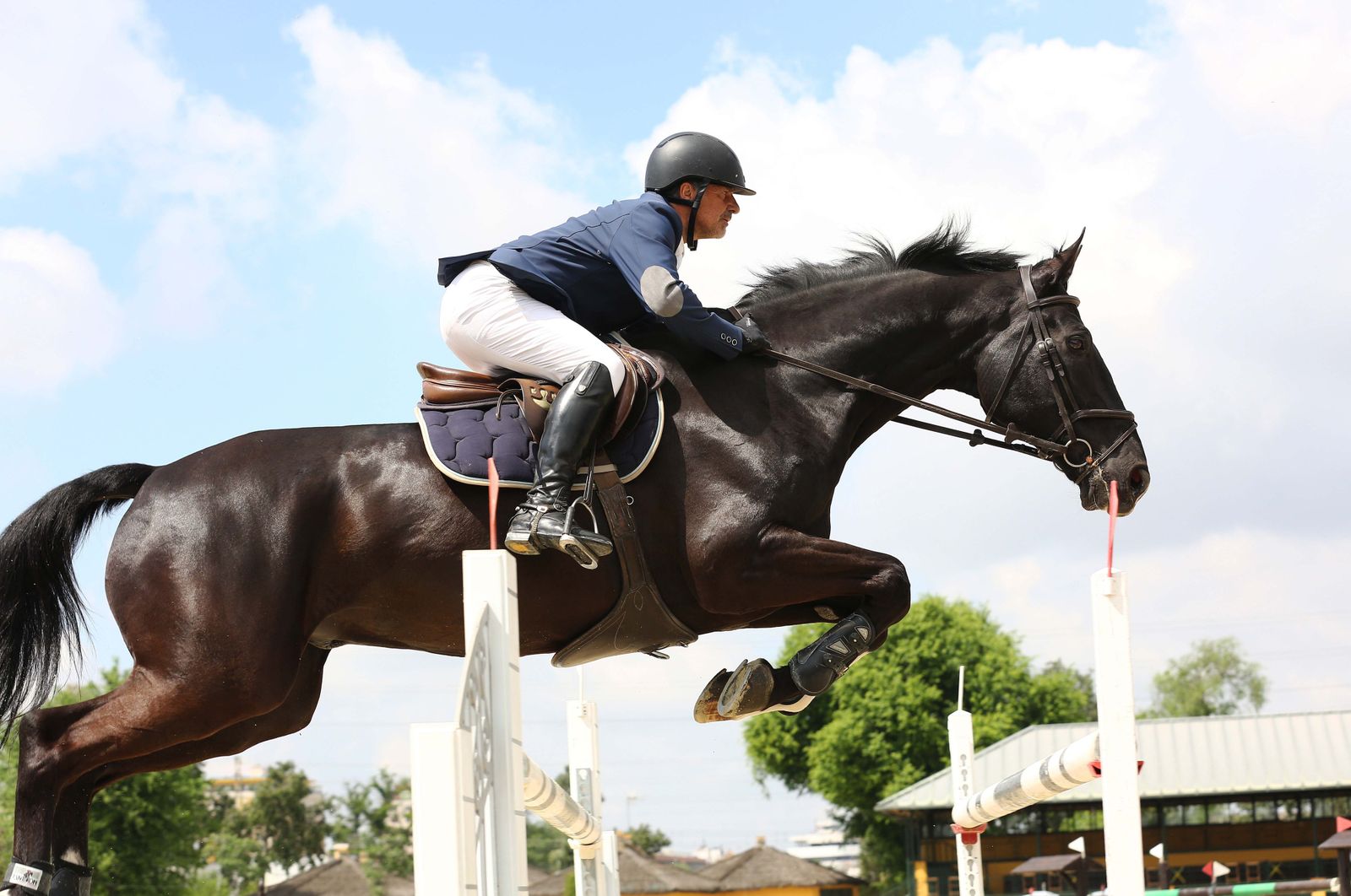 Thierry Brossard, durante el concurso que ha ganado en PIneda.